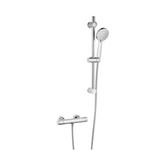 Kartell UK Croydex Bath Shower Set: Mixer, Curtain & Mat for Refreshing Shower Experience